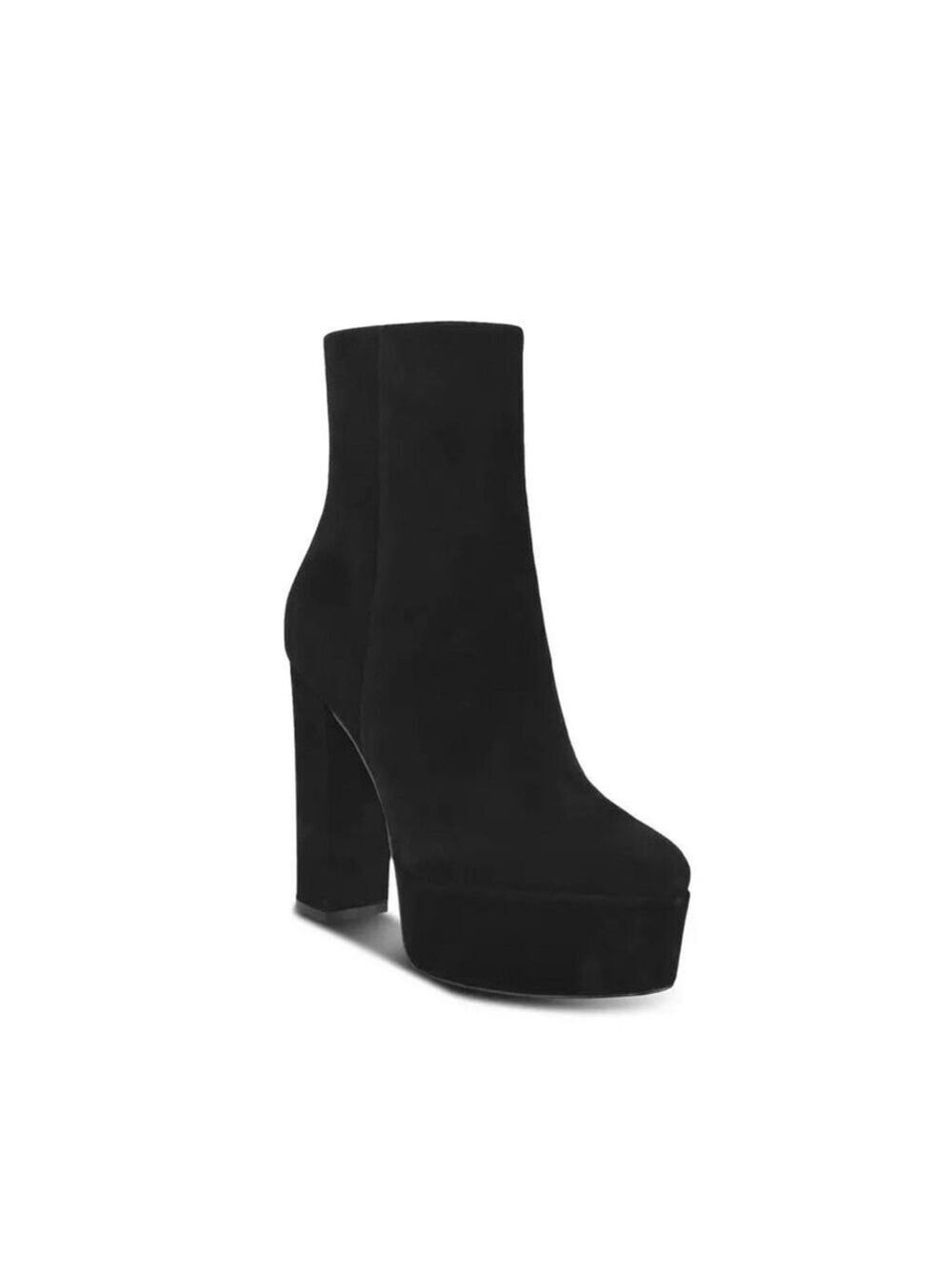 Marc Fisher Caled 2 Black Suede Platform High Heel Booties - NWT